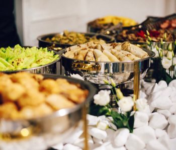 Utsökt mat med catering